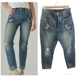 Lucky Brand Jeans Lucky Brand Jeans
Drew Mom High Rise Taper butterfly 6 28